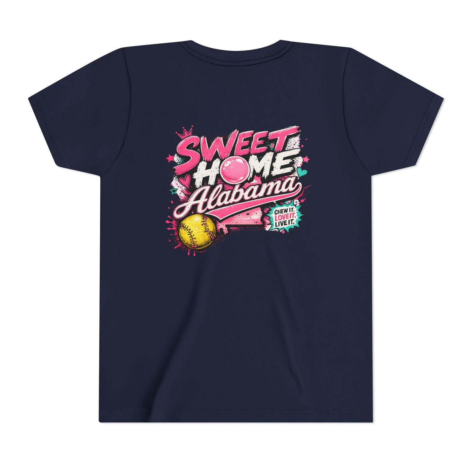 Youth Tee — "Sweet Home Alabama" Softball Graphic Shirt