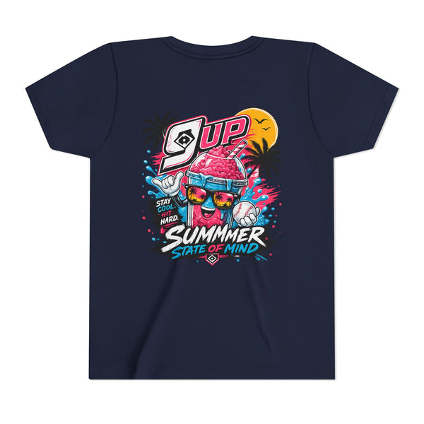 Youth Tee — "9UP" Summer State of Mind Graphic