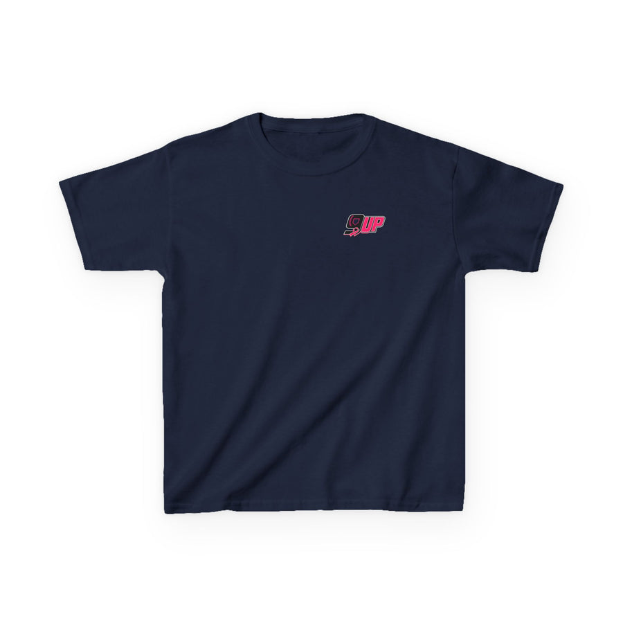 Kids Tee — '9 Up' Softball Design: Blow Bubbles, Hit Bombs