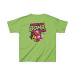 Kids Tee — 'Bubble Gum Bomb' Cute Pink Cartoon Graphic Shirt