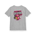 Kids Tee — 'Bubble Gum Bomb' Cute Pink Cartoon Graphic Shirt