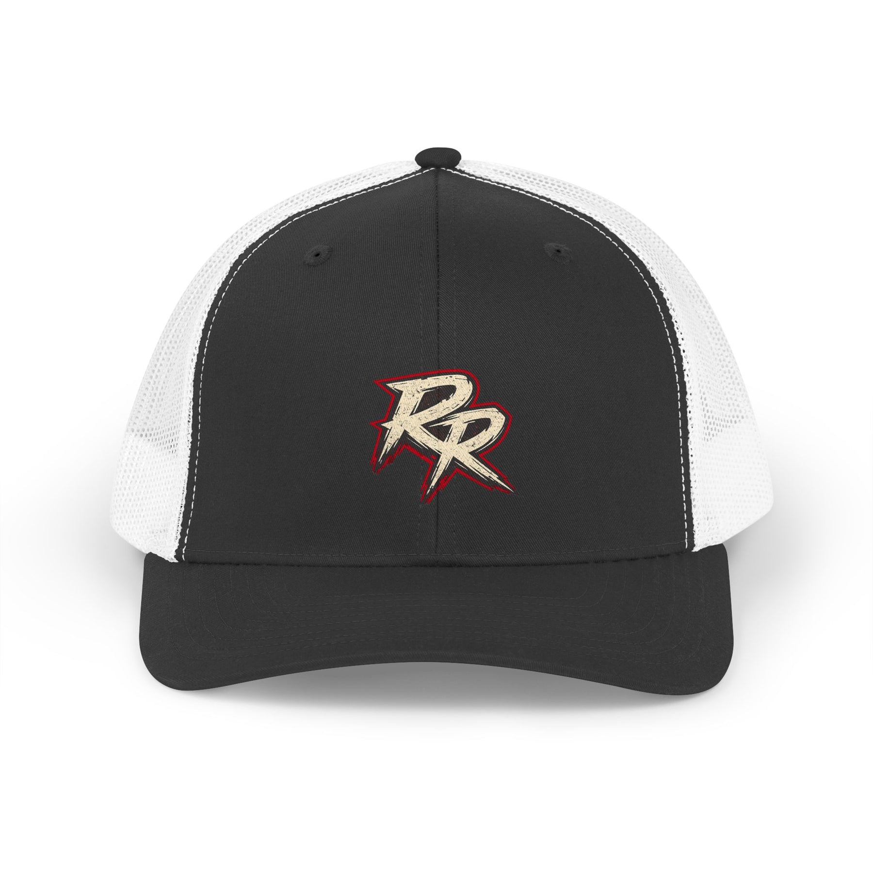 Retro RR Trucker Hat - Vintage Racing Patch Mesh Cap