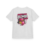 Kids Tee — 'Bubble Gum Bomb' Cute Pink Cartoon Graphic Shirt